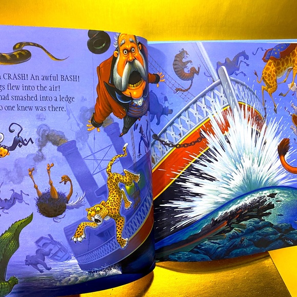 THE CIRCUS SHIP HARDCOVER BOOK w/DUST JACKET NEW CHRIS VAN DUSEN BEAUTIFUL COLOR - Picture 6 of 16